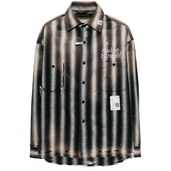 Maison Mihara Yasuhiro Men Vintage Striped Shirts - Picture 1 of 5